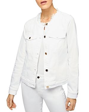 Jen7 By 7 For All Mankind Collarless Jean Jacket