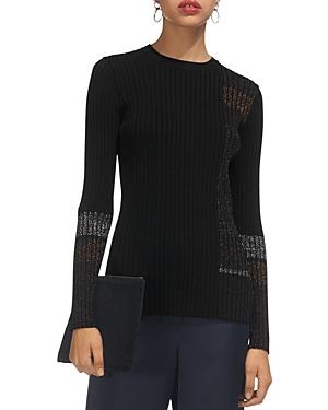 Whistles Ali Sparkling-detail Ribbed-knit Sweater