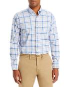 Peter Millar Watkins Crown Lite Cotton Stretch Check Classic Fit Button Down Shirt