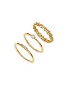 Nadri Lynx Stacking Rings, Set Of 3