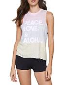 Spiritual Gangster Peace Love & Aloha Paradise Tank