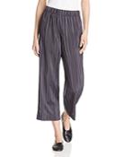 Vince Slouchy Striped Crop Pants