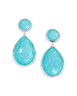 Ippolita Sterling Silver Wonderland Mother Of Pearl & Rock Crystal Harbor Drop Earrings