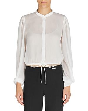 Emporio Armani Tie Hem Top