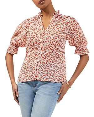 French Connection Helena Printed Top