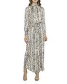 Gracia Snake Print Pleated Maxi Dress (39% Off) - Comparable Value $115