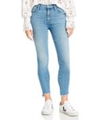 Mother Stunner Ankle Step Fray Skinny Jeans In Camp Expert