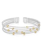 Bloomingdale's Marc & Marcella Diamond Bangle Bracelet In Sterling Silver, 0.25 Ct. T.w. - 100% Exclusive