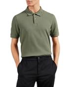 Ted Baker Cotton Blend Waffle Textured Polo