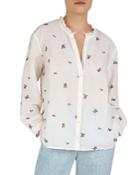 Gerard Darel Nehemia Floral Embroidered Blouse