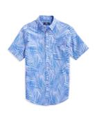 Vineyard Vines Stretch Cotton Printed Short Sleeve Classic Fit Shirt