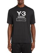 Y-3 Adidas Stacked Graphic Logo Tee