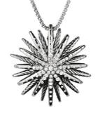 David Yurman Starburst Large Pendant With Diamonds On Chain