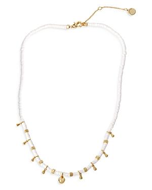 Allsaints Beaded Coin Necklace, 18-20