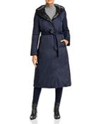 Donna Karan New York Reversible Long Puffer Coat