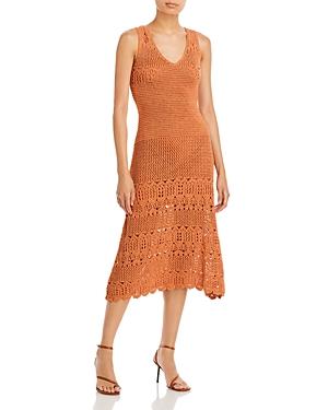 Bcbgmaxazria Knit Sleeveless Midi Day Dress