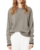 Zadig & Voltaire Gaby Layered-look Cashmere Sweater
