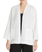Eileen Fisher Petites Boxy Open Front Jacket