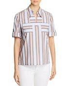 Tory Burch Striped Box Top