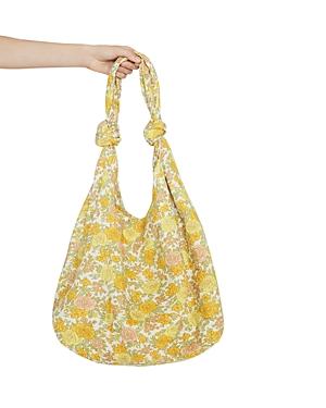 Faithfull The Brand Venez Large Linen Floral Print Tote Bag