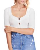 Free People Central Park Ribbed Top