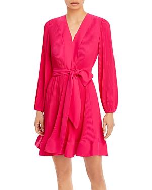 Milly Liv Tie Waist Fit And Flare Dress
