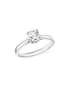Certified Diamond Round Brilliant Cut Solitaire Ring In Platinum, .70 Ct. T.w. - 100% Exclusive