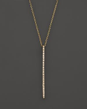 Kc Designs Diamond Stick Pendant Necklace In 14k Yellow Gold, .10 Ct. T.w.
