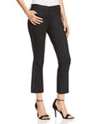 J Brand Selena Mid Rise Coated Cropped Bootcut Jeans In Admiration