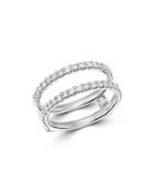 Bloomingdale's Diamond Classic Ring Guard In 14k White Gold, 0.50 Ct. T.w. - 100% Exclusive