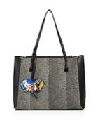 Christian Siriano Inez Stingray-embossed Tote - Compare At $175