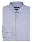 John Varvatos Star Usa Micro-grid Slim Fit Dress Shirt
