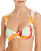 Revel Rey Spencer Printed Underwire Bikini Top