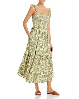 Lost And Wander Paradise Song Smocked Maxi Dress