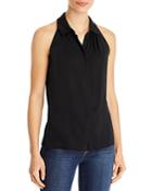 Kobi Halperin Kristin Sleeveless Halter Blouse