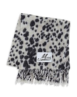 Marni Dotted Fringe Scarf