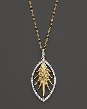 Diamond Pendant Necklace In 14k Yellow Gold, .20 Ct. T.w.