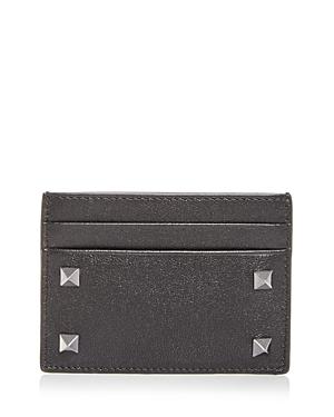 Valentino Garavani Studded Leather Card Case