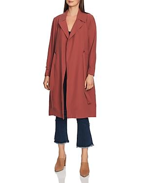 1.state Belted Soft-twill Trench Coat