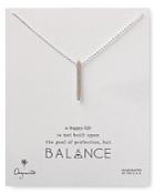 Dogeared Balance Spiked Spear Necklace, 18
