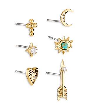 Ajoa By Nadri Totem Mix And Match Stud Earring Set
