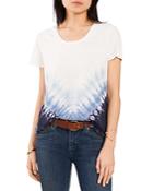 Vince Camuto Chevron Tie Dyed Tee