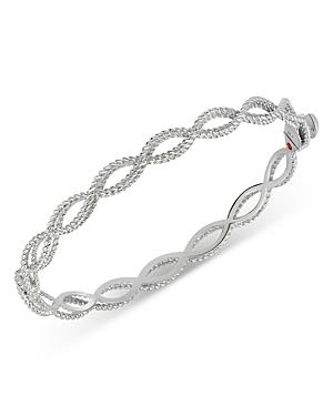 Roberto Coin 18k White Gold New Barocco Bangle Bracelet