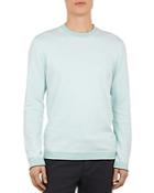 Ted Baker Toyde Oxford Jersey Crewneck Sweater