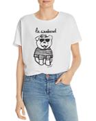 French Connection Linosa Cropped Graphic Tee