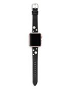 Kate Spade New York Black Leather Apple Watch Strap