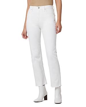 Hudson Remi High Rise Straight Leg Jeans In White