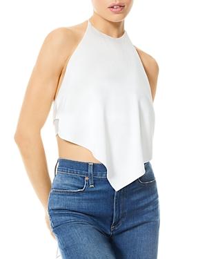 Alice And Olivia Frenchie Handkerchief Halter Top