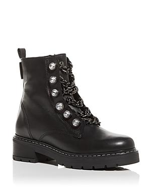 Kurt Geiger London Women's Bax Block Heel Combat Boots