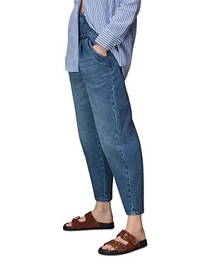 Whistles Authentic India Pleated Jeans In Denim